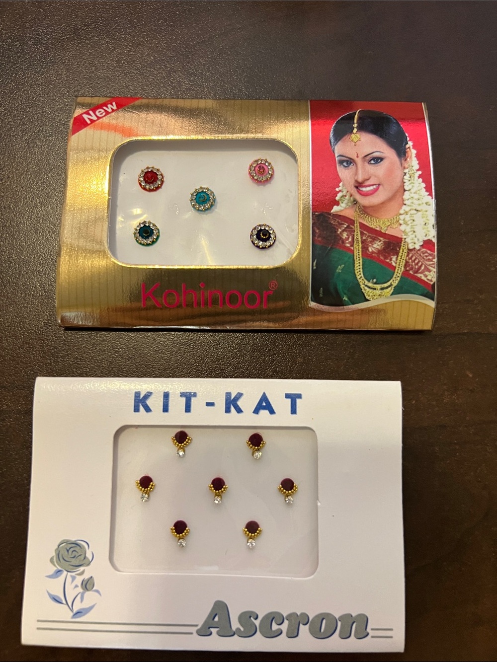 Women's Multicolor Decorative Bindis - Pack of 2